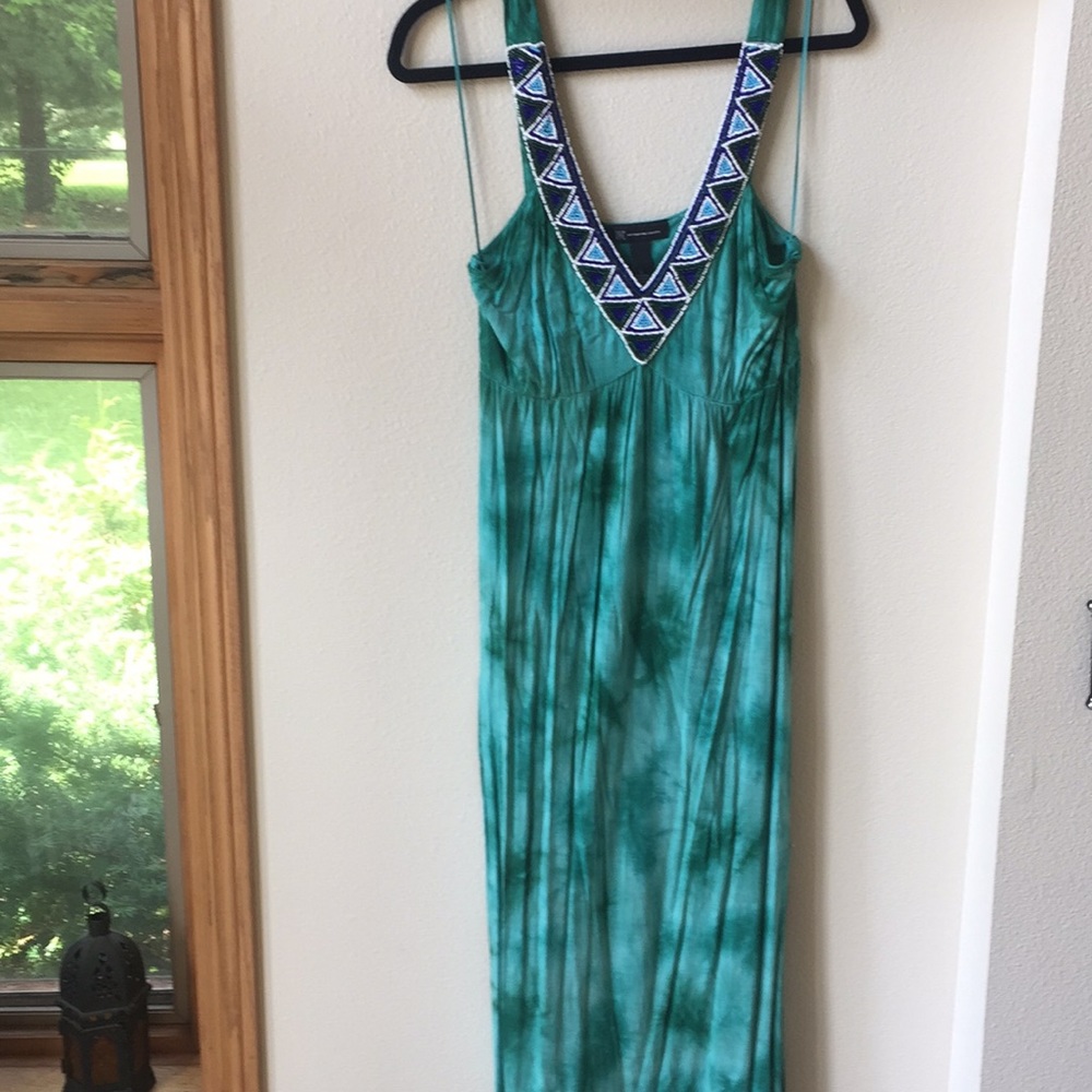 INC MULTI COLOR PRINT DRESS